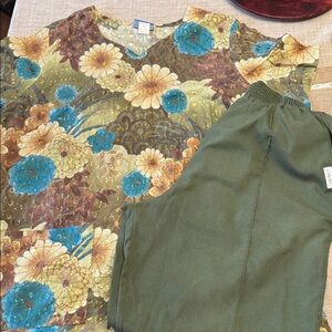 Floral Print Blouse - Multicolor